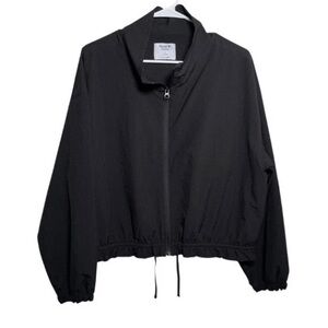 Old Navy Active Jacket Women's Large Black Full Zip Athletic Dry Quick